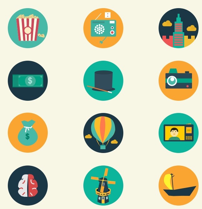 MEROO ICONS-110 FREE PSD ICONS